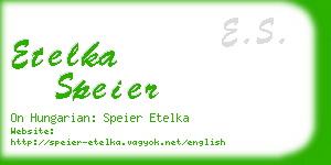 etelka speier business card